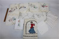 Lot of Hand Made Towels and More