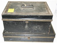Two (2) Metal Deed Boxes