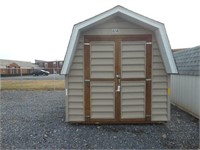 9'x12' Shed w/Window & Barn Doors on Front