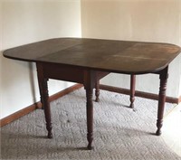 Solid Cherry double swing leg table