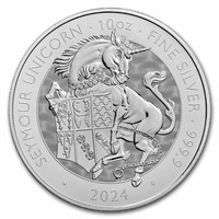 2024 Gb 10 Oz Silver Seymour Unicorn Bu