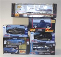 Six various Maitso model cars/trucks