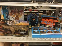 NIB toys and action figures and more.