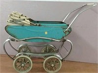 Antique doll carriage 22x9 x17