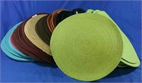 Lot of woven placemats