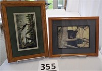 Framed Eagle & Bear Photo Prints