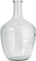 Serene Spaces Living Clear Glass Bottle Vase  Farm