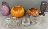Art Pottery & Cut Glass Lot Collection