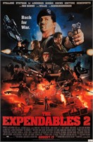 Autograph Expendables 2 Poster