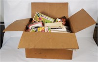 Box Full Of Vtg Weaving Loom Items