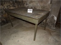 Primative Wood Table 58" w x 39" d x 32 1/2" h