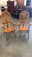 Pair of Oak Chairs