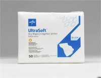Medline UltraSoft Disposable Dry Cleansing Wipe 10