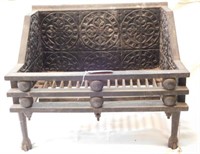 Mid 19th Century Cast iron fire box w/ molded
