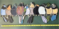 Stained Glass Birds - Missing Hanging Wire. Check