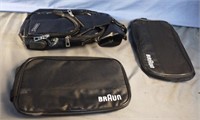 Braun pouches and a fanny pack
