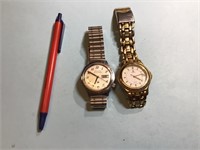 Bulova and Noblia wristwatches, not working