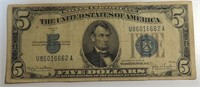 1934 D $5 Silver Certificate