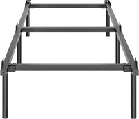 JOM Twin Size Metal Bed Frame - 14 Inches