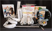 Large Lot Nintendo Wii Video Game Console System