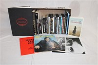 Johnny Cash, books, CDs, magazines, etc