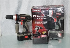 Black Max 24V Cordless 1/2in Drill/Driver