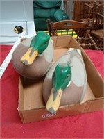 2 victor duck decoys