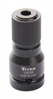 Titan 12039 1/2-Inch Drive to 1/4-Inch Hex Drive Q