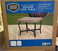 20" Square Outdoor Side Table