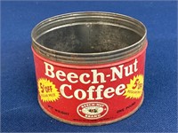 Vintage Beech Nut Coffee Tin, no lid