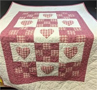 Handmade Baby Quilt 33" x 46"