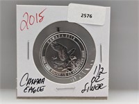 2015 1/2oz .999 Silver Canada Eagle $2