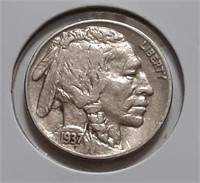 BUFFALO NICKEL-1937-P