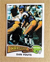 1975 Topps Dan Fouts RC Rookie Card #367