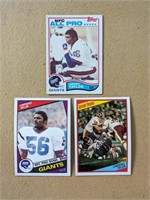 1982 Topps Lawrence Taylor RC Rookie Card + 1984