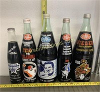 5 Dr. Pepper and Coke Commemorative bottles