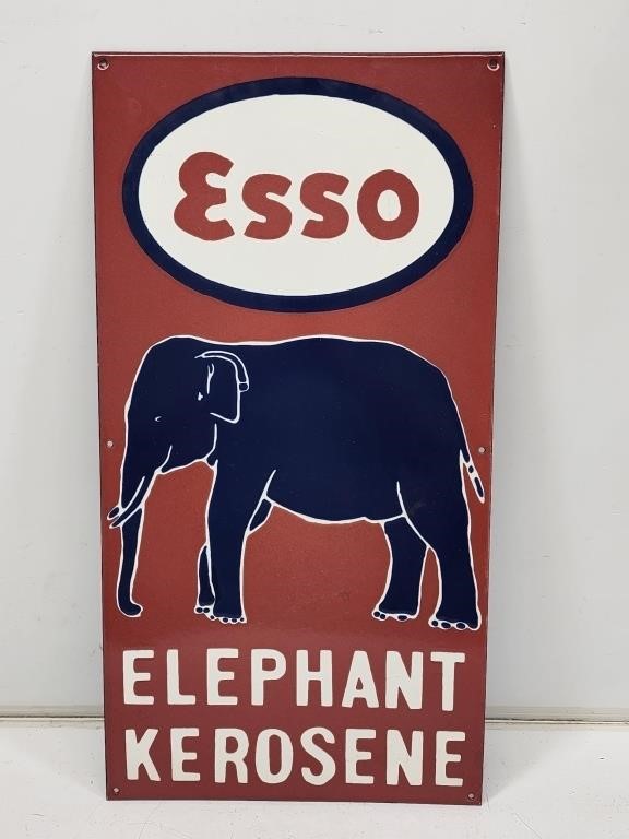 SSP Esso Elephant Kerosene Sign