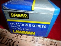 Speer Lawman 50AE 325gr HP Pistol Ammunition 19rds