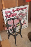 Portable Fold-Away Table & Plant Stand