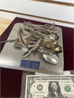Approximately 1 pound in marked sterling silver