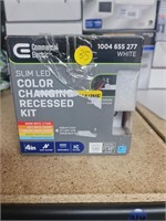 Color changing recessed kit