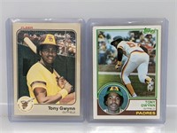Lot of Tony Gwynn Rookie Baseball Cards