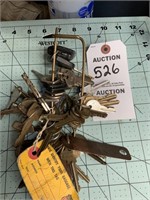 Lot of Old Keys