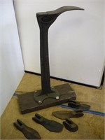 Big Boy Shoe Cobbler Cast Iron Forms & Stand
