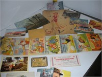 1 Lot Vintage Postcards & Pin Up Art