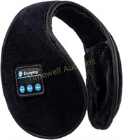 Bluetooth Ear Muffs Wireless Foldable Black