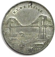1883 Token Brooklyn Bridge