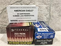 160 Rounds .223 Remington Ammo