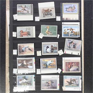 US Stamps Federal Duck Stamp Collection, mint NH,