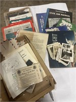 Vintage war & air patrol documents
